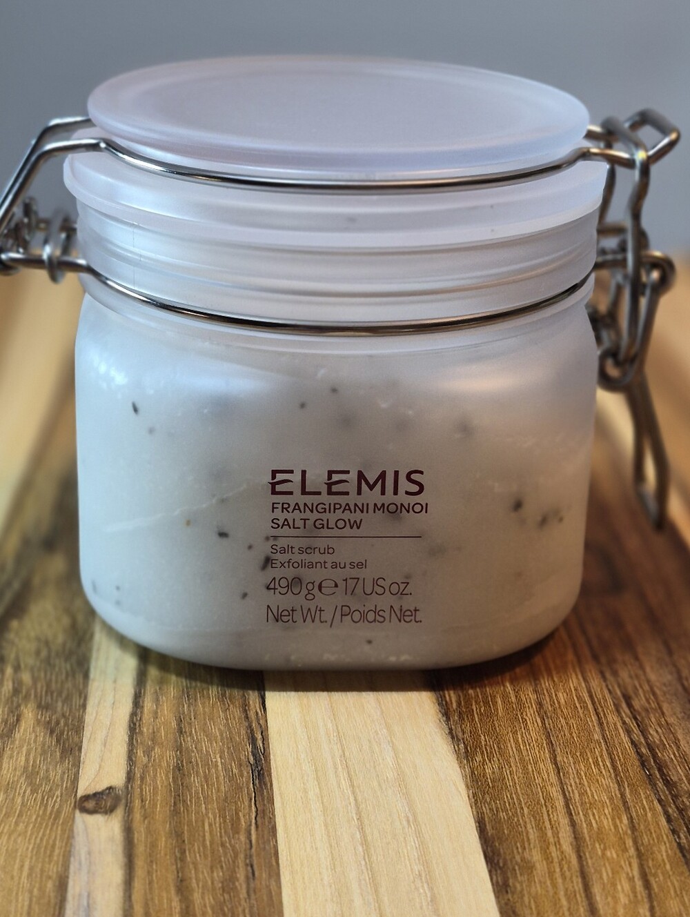 ELEMIS Frangipani Monoi Salt Glow Exfoliating Salt Scrub, 17oz (Full Size), New - Picture 7 of 9